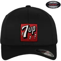 7UP Retro Logo Patch Baseball Cap IMG-92-7UP9901-CB27 Black-S/M