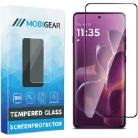 Mobigear Screenprotector geschikt voor Motorola Edge 60 Pro Glazen | Premium Screenprotector - Case Friendly - Zwart