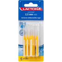 Lactona Interdental Cleaner XX-Small Short 2.5mm geel - 5 stuks