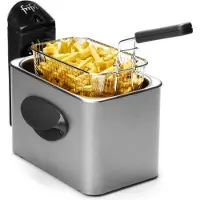 Frifri Mini Frituurpan 2,5L | F1900 | 2000W | Koude Zone Technologie | RVS Kuip | Voor max 700 gram Friet | 10 Jaar Garantie | Made in België
