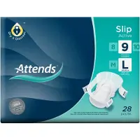 Attends Slip Active 9 L | 28 stuks