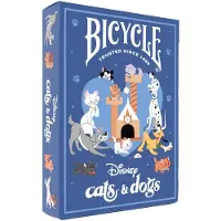 Bicycle Disney's Cats & Dogs - Premium Speelkaarten - Handgetekende ontwerpen - Collectible