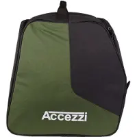 Accezzi skischoen- en helmtas, donkergroen