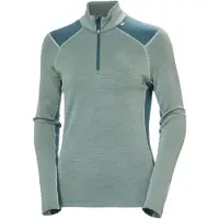 Helly Hansen Lifa Merino Midweight 1/2 Zip, dame, cactus