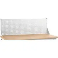 Bott Bovenframe verso, met geperforeerd paneel, B 1500 x D 230 x H 480 mm, plaatstaal, poedercoating, RAL 7035, lichtgrijs