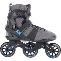 Tempish Ayroo 3x90 Skeelers Volwassenen – 3 Wielen 90mm – Fitness / Speed Inline Skates – Zwart Blauw – Maat 40