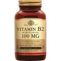 Solgar Vitamine B-2 100 mg Capsules