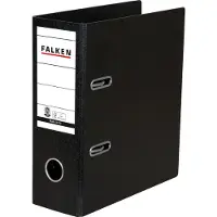 Falken Breed Ordner A5 80 mm Zwart 2 Ringen Kunststof Staand