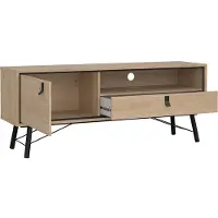 Ebuy24 Ry TV-meubel 1 deur 1 lade eikdecor.