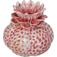 HD Collection Vaas stoneware Roze 17,5x17,5x15,5cm