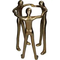 HD Collection Ornament Beeldje Aluminium 21x21x36cm
