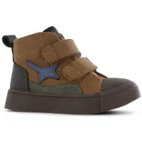 Shoesme leren enkelboots cognac Bruin Jongens Leer Meerkleurig - maat 20