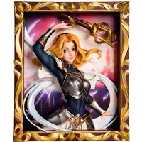 Infinity Studio League Of Legends Lux De Vrouwe Van De Helderheid 3d-frame