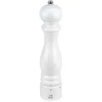 Peugeot Zoutmolen PARIS, 30 cm, beukenwood, wit gelakt, uSelect maalsysteem met zirkoon