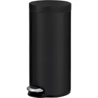 EKO - Serene pedaalemmer 30 liter - Steel Plastic - mat zwart - Prullenbak