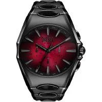 Diesel Analoog horloge 'D-CURVE' zwart