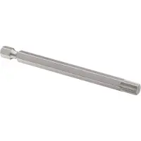 Wera 3840/4 Bits Zeskant, RVS, Hex-Plus, 6.0 x 89 mm - 1 stuk(s) - 05071104001