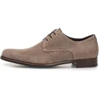 Floris van Bommel Veterschoen 'De Draver 03' taupe