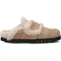 Nubikk Dames Instappers Teddy Fur - Beige - Maat 41