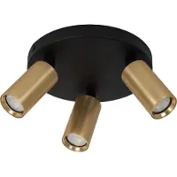 Lucide Opbouwspot Ritmo - Mat Goud - 18cm - 3xgu10