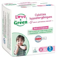 Love & Green Hypoallergene Luierbroekjes 29 Broekjes Maat 5 (12-18 kg)