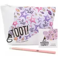 TOOT! Super Starfish Eyeshadow Bag Set - Paars - Kinder make up - Tiener make up - Vegan