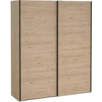 Ebuy24 Como schuifdeurkast 2 deuren 180x220cm eikdecor.