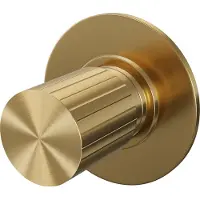 Brauer Stripe Inbouw Stopkraan - Geborsteld Goud PVD - Kranen, Badkranen, Inbouw Badkranen - 8720724564542