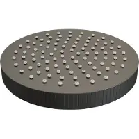 Brauer Stripe Hoofddouche 25cm - Mat Zwart - Messing - Kranen, Douchekranen, Hoofddouches - 8720724571427 - Kranen, Douchekranen, Hoofddouches