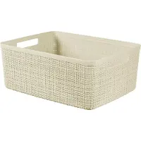 Curver Jute Opbergmand - M - 12 liter - Gebroken wit