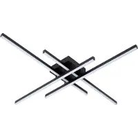 Lucide NOVAK - Plafonnière - LED Dimb. - CCT - 1x42W 2700K/4000K - Zwart