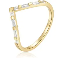Elenza AMS Elenza .925 Zilveren Ring met Enkelvoudige Zirkonia-18mm