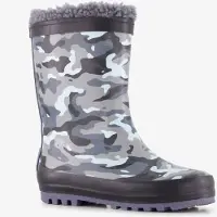 Mountain Peak gevoerde kinder regenlaarzen camouflage blauw maat 25