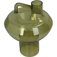 HD Collection Vaas Glas Groen 13,5x13,5x17cm