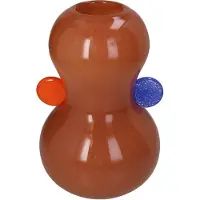 HD Collection Vaas Glas Terra 16.5x16.5x25.5cm