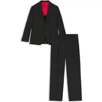HUGO Tweedelig modern-fit pak van stretchtwill Maat 48