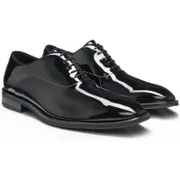 BOSS Oxfordschoenen van gelakt imitatieleer Maat 40.5