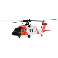 Amewi UH-60L Black Hawk Coastguard Brushless Helikopter RC helikopter voor beginners RTF