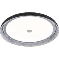 Paulmann Plafondlamp , Zarina, dimbare, Zwart, Woonkamer, Stof, Modern