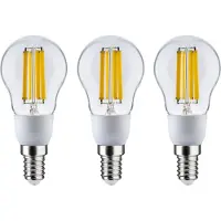Paulmann 29134 LED-lamp Energielabel A (A - G) E14 2.5 W Warmwit (Ø x h) 45 mm x 100 mm 3 stuk(s)