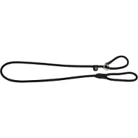 Hunter retrieverlijn voor hond met stop freestyle zwart 170x0,8 cm