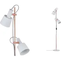 Paulmann Neordic Haldar 79660 Staande lamp LED E14 40 W Wit, Koper (mat)