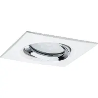 Paulmann Inbouwspot Led Nova Vierkant Kantelbaar Wit 7w