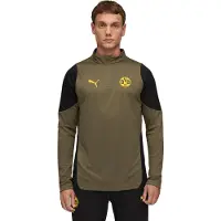 Puma Functioneel shirt 'Borussia Dortmund' curry / olijfgroen / zwart