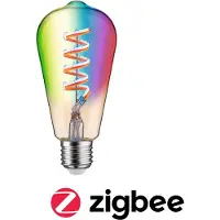 Paulmann 29158 29158 Home LED-lamp E27 Energielabel: G (A - G) 6.3 W RGBW Goud
