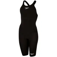 Speedo Fastskin Lzr Ignite Kneeskin Open Back Competition Swimsuit Zwart UK 30 Vrouw