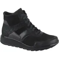 Durea 9745 wijdte K Veterschoenen | Maat 6 Dames Zwart