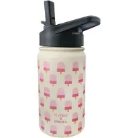 FLASKE Kids Bottles - 450ml - RVS Drinkfles van - Geschikt als waterfles, thermosfles en thermoskan