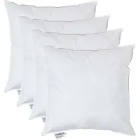 Homescapes kussenvullingen set van 4 – 50×50 cm – eendenveren binnenkussens – OEKO-TEX katoen – RDS-gecertificeerd – wasbaar