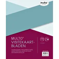 Multo Showtas 23r visitekaart a4 235x312mm 10st | 10 stuks